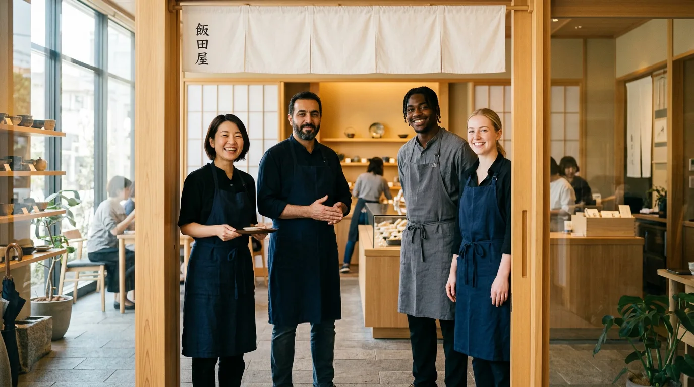多国籍のスタッフチーム